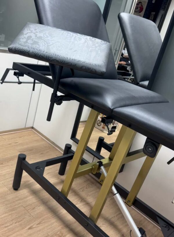 electric stretcher gold with armrest